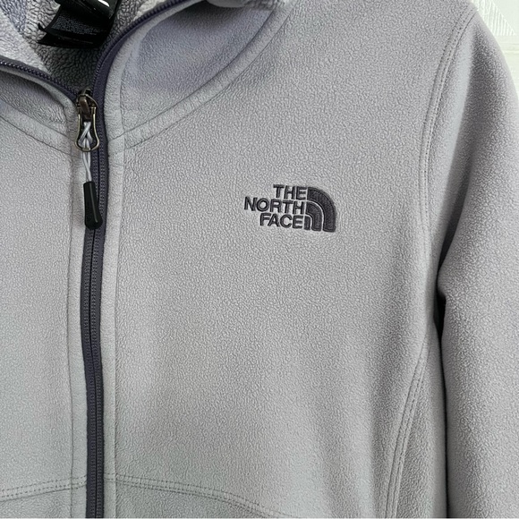 The North Face Zip Up Jacket Fleece Gray Women’s Size Small Full Zip Outdoors - Picture 4 of 11